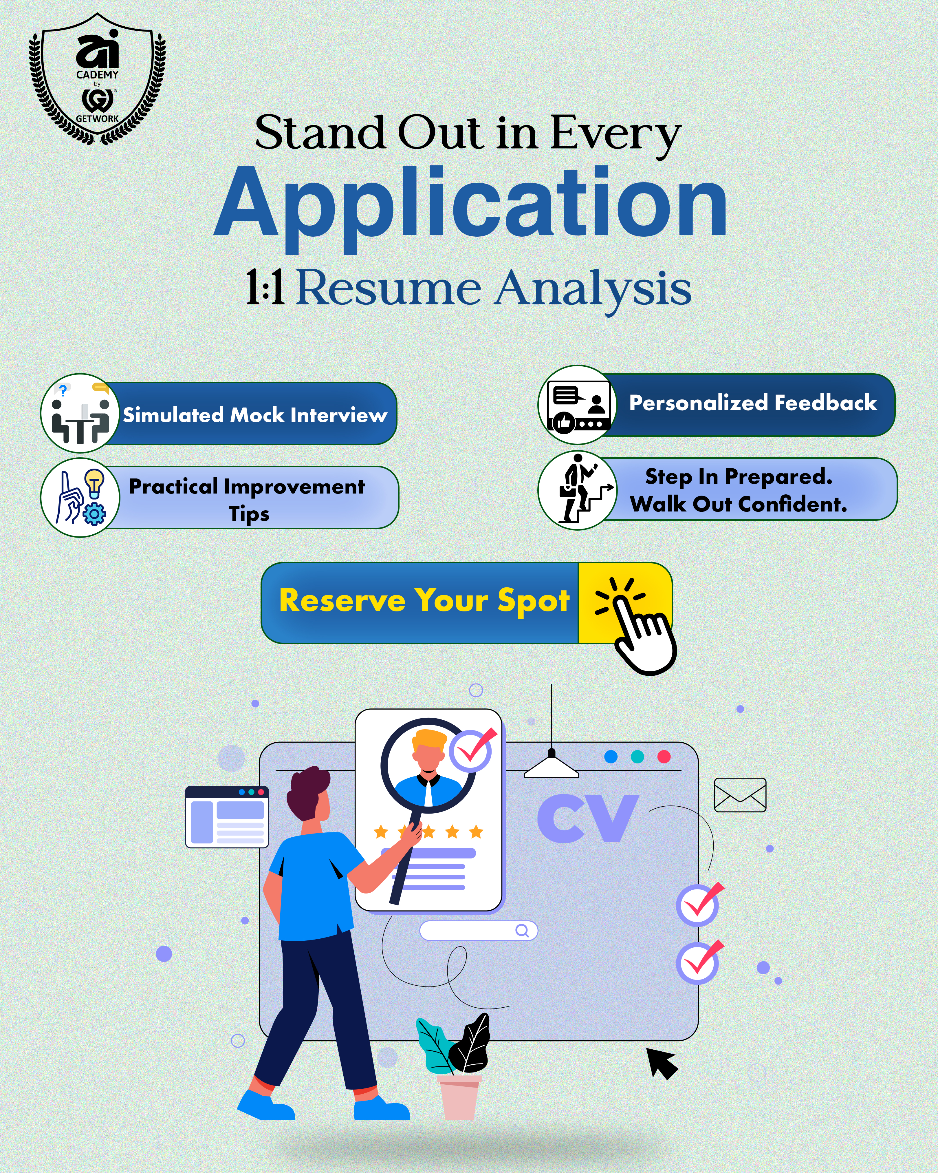 1:1 Resume Analysis - Reserve Your Spot